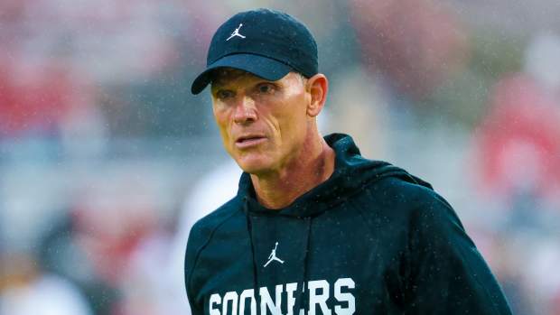 Oct 25, 2025; Norman, Oklahoma, USA; Oklahoma Sooners head coach Brent Venables before the game against the Ole Miss Rebels at Gaylord Family-Oklahoma Memorial Stadium. Mandatory Credit: Kevin Jairaj-Imagn Images