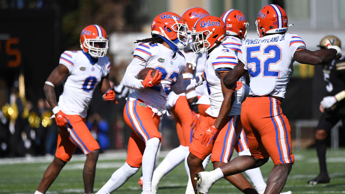 Florida Gators uniform combination for the Las Vegas Bowl