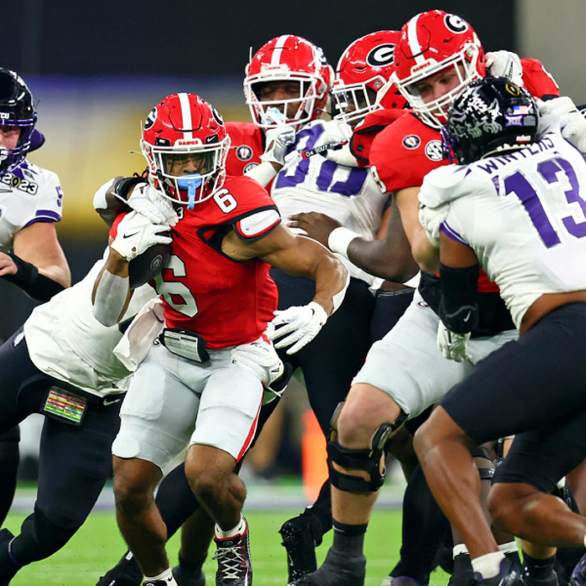 Georgia blasts TCU 65-7 in the College Football Playoff