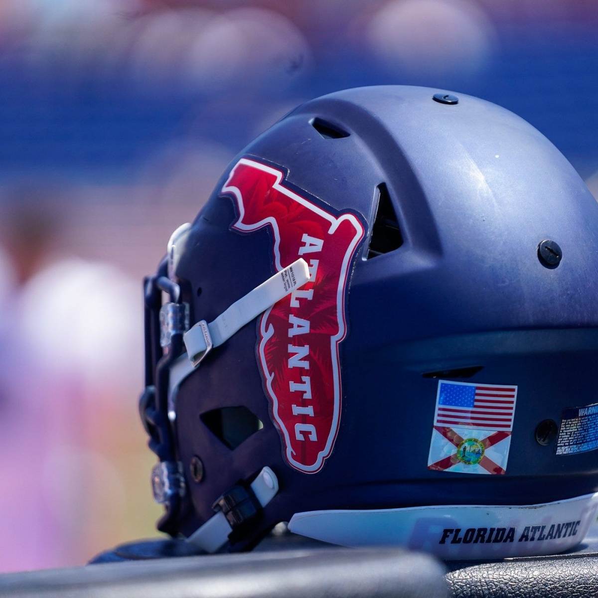 fau football helmet Florida Atlantic Owls Speed Mini FAU Smoke Unis UNISWAG