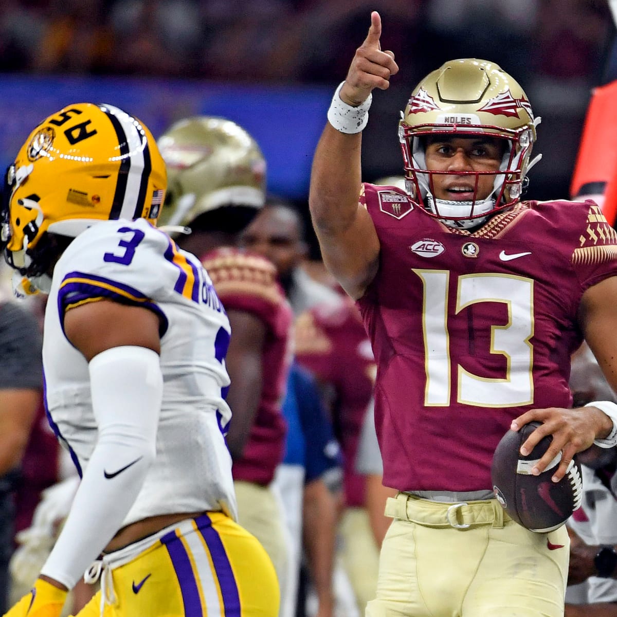 College Football Week 1 Picks and DFS Plays: FSU & LSU headline