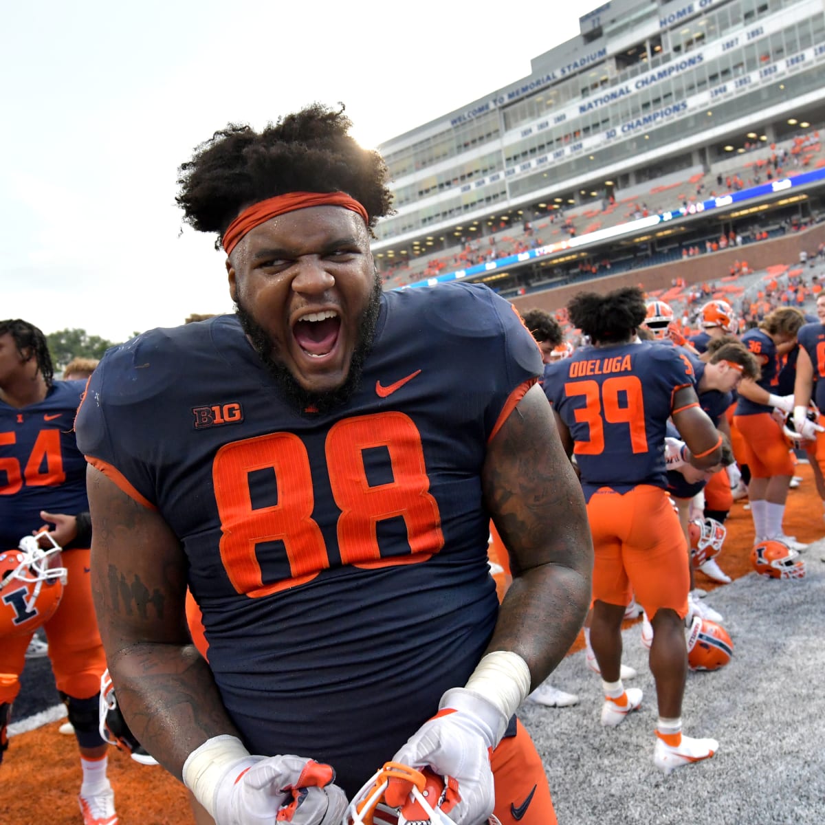 Illinois football jerseys sales
