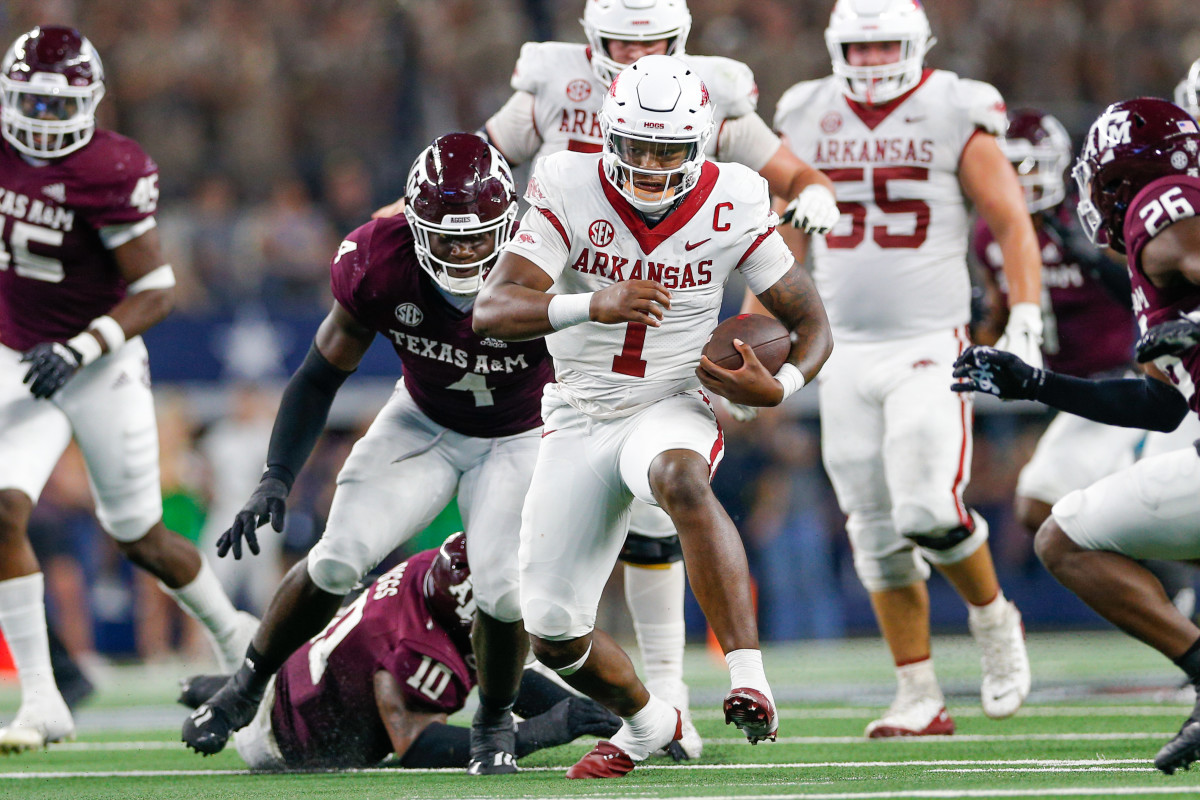 College football scores, updates: Arkansas-Texas A&M, USC at Oregon State  and more