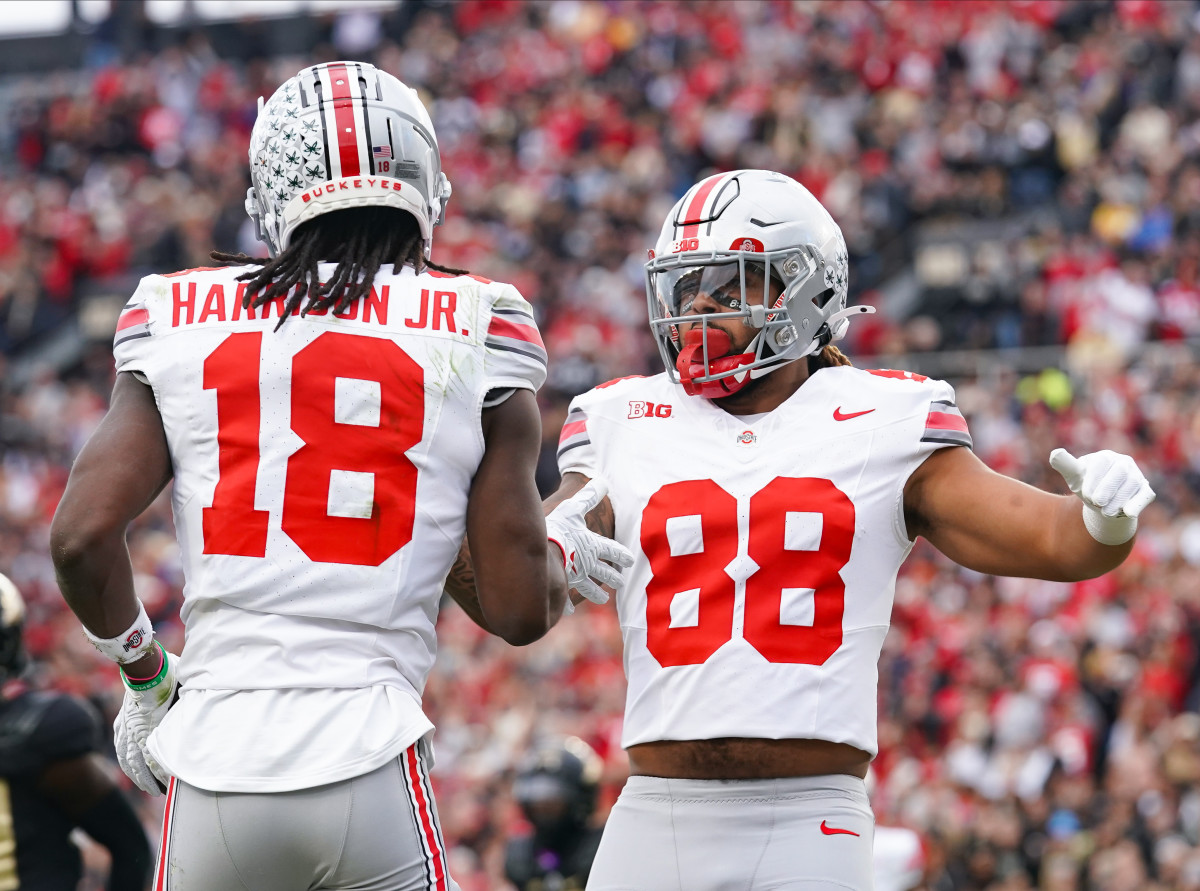 Where is Ohio State football ranked in the polls after Week 8?