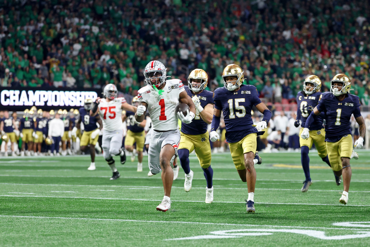 Notre Dame vs. Ohio State Live Updates CFP National Championship 3rd